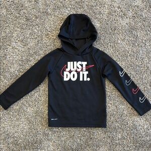 Nike Black Hoodie Sweatshirt Just Do It